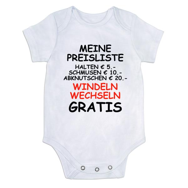Baby Body Preisliste